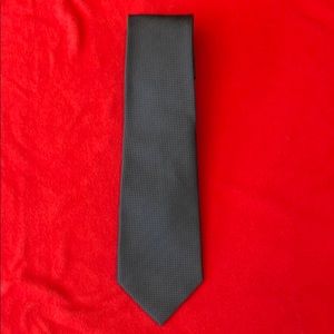 DKNY Dot Pattern Blue/Grey Silk Tie